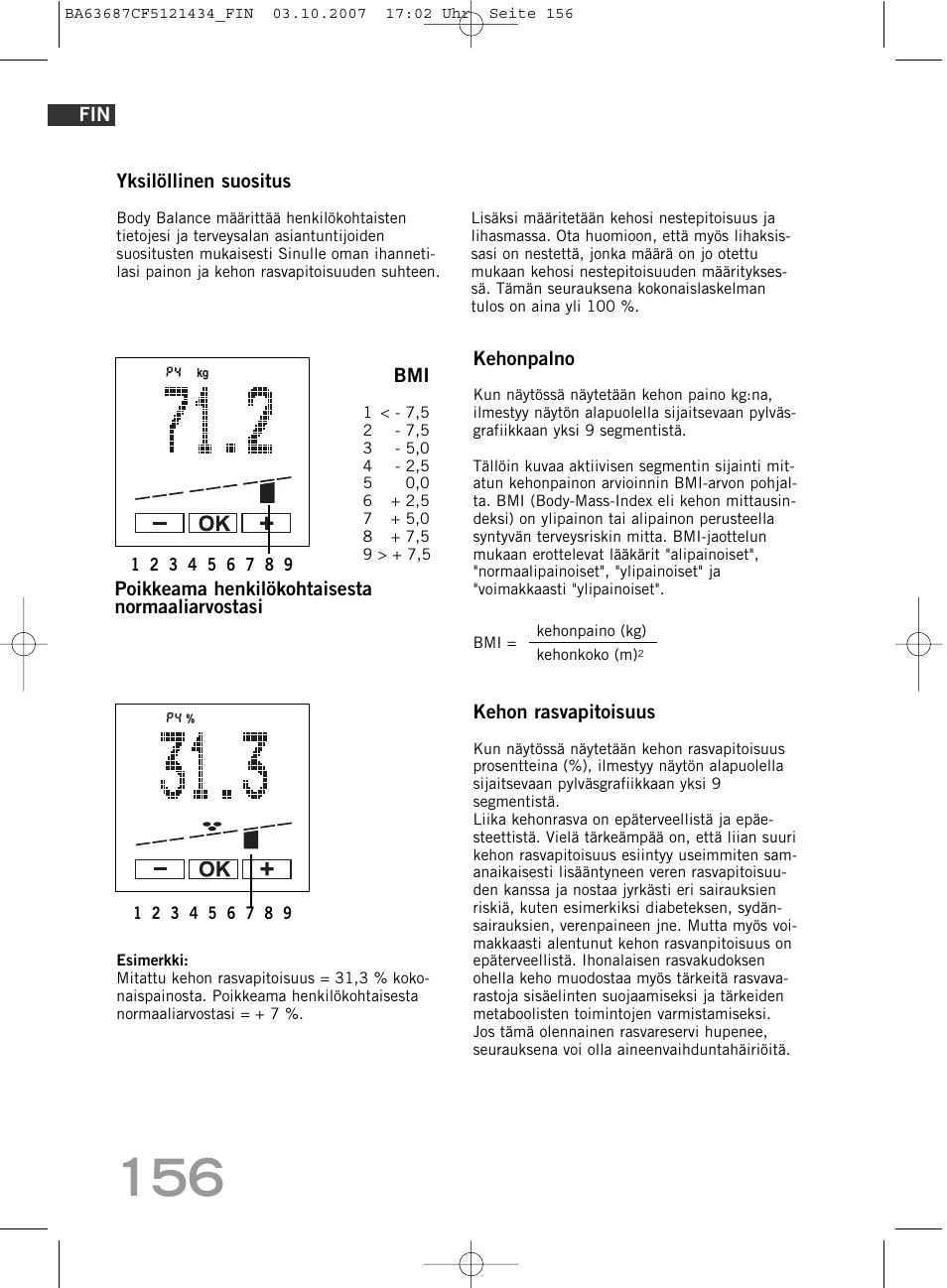 SOEHNLE Body Balance Slim F5 User Manual | Page 156 / 292