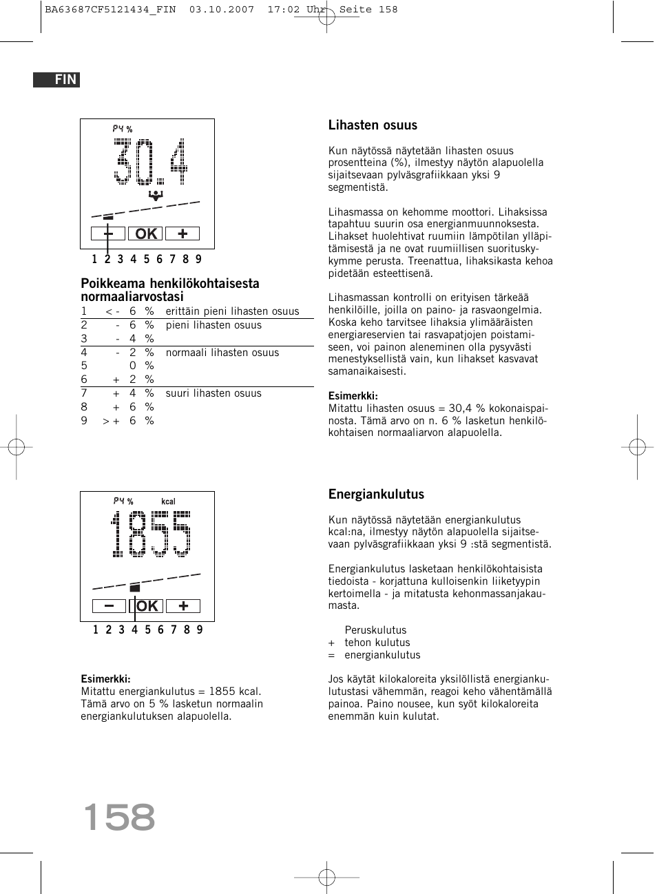 SOEHNLE Body Balance Slim F5 User Manual | Page 158 / 292