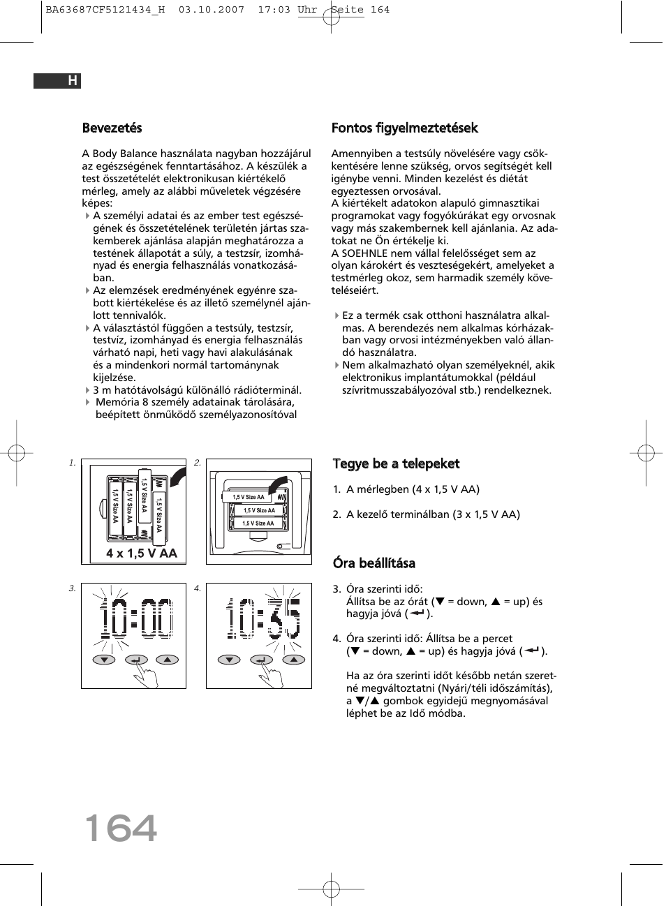 SOEHNLE Body Balance Slim F5 User Manual | Page 164 / 292