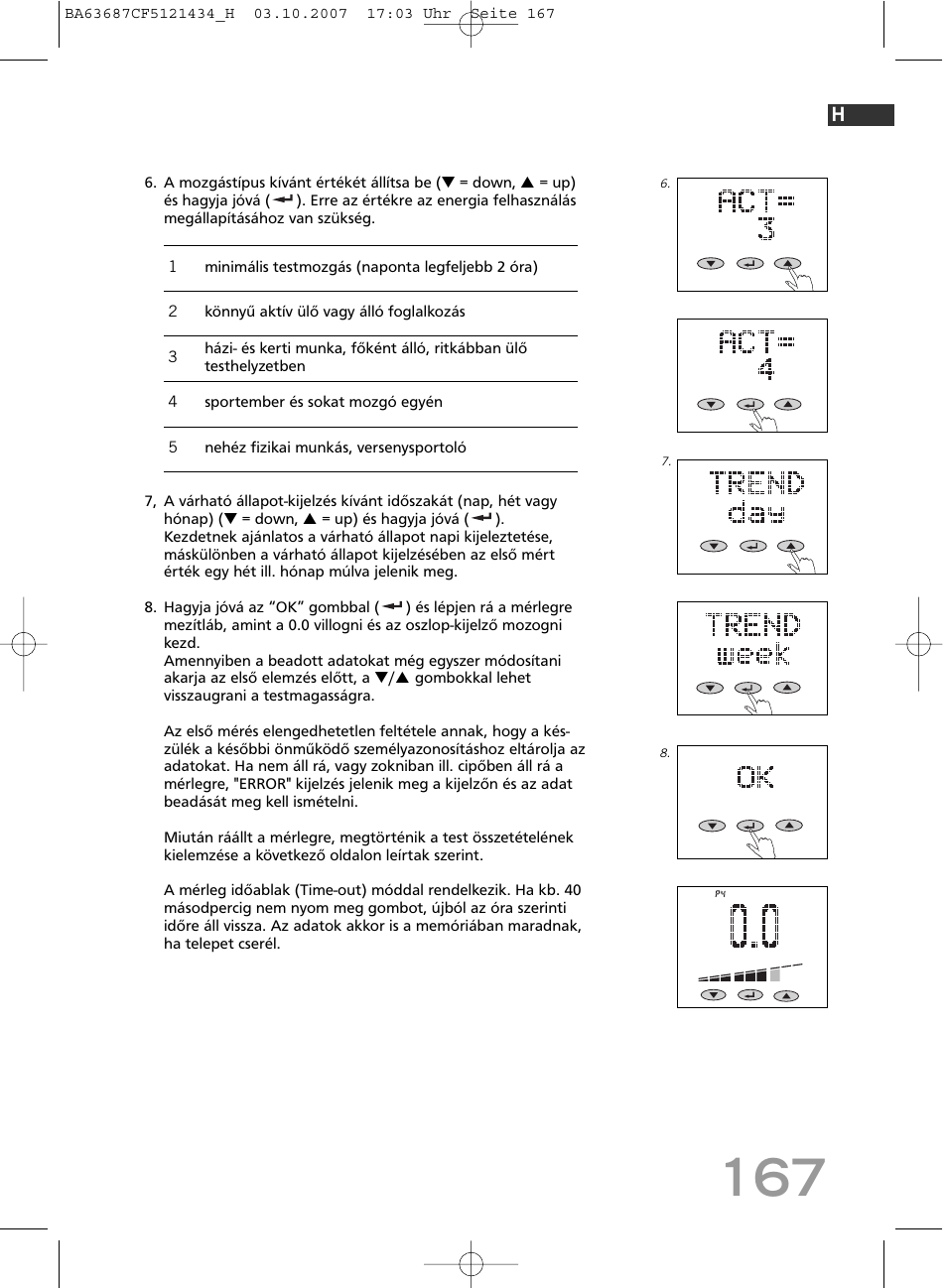 SOEHNLE Body Balance Slim F5 User Manual | Page 167 / 292