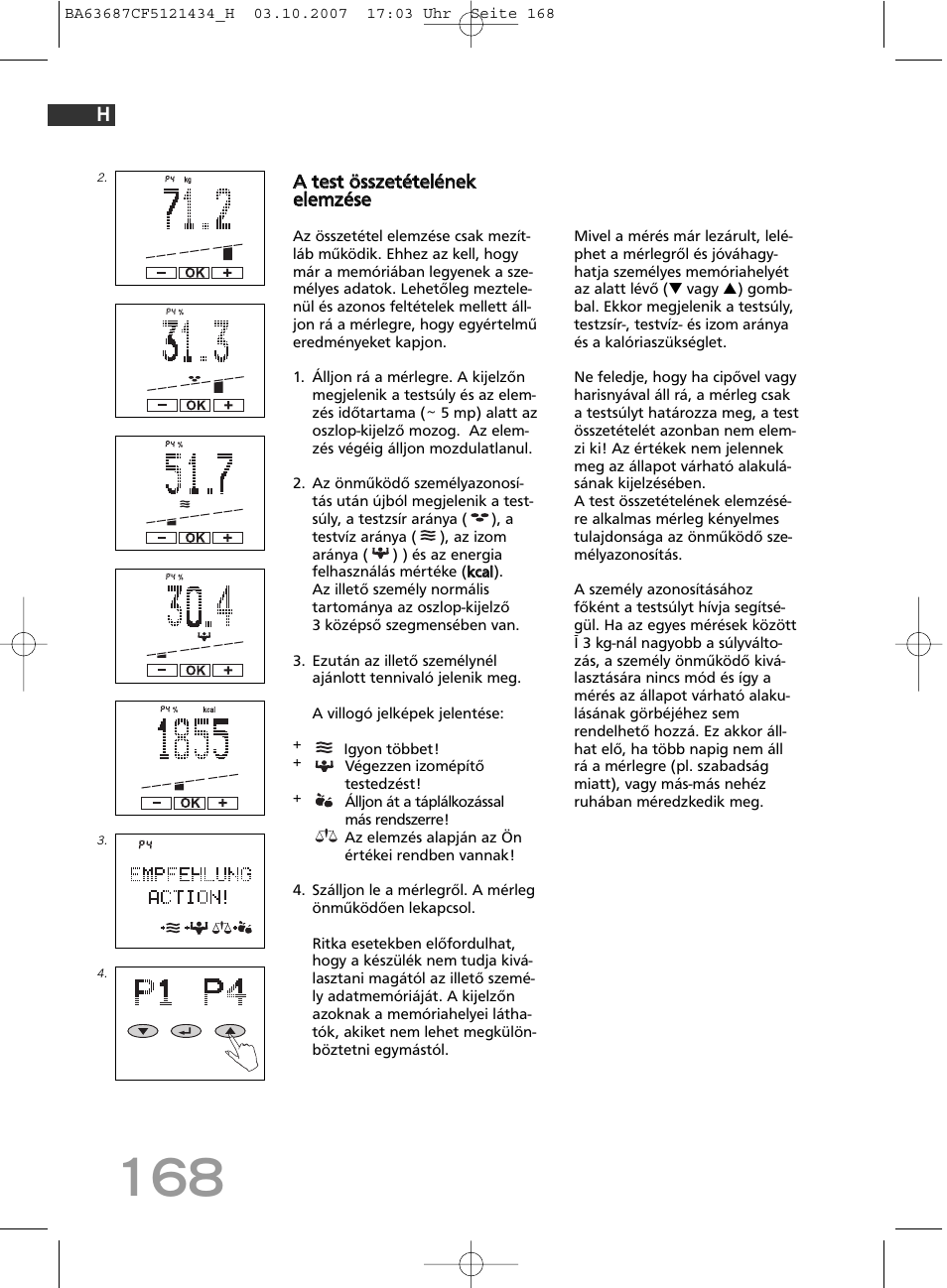 SOEHNLE Body Balance Slim F5 User Manual | Page 168 / 292