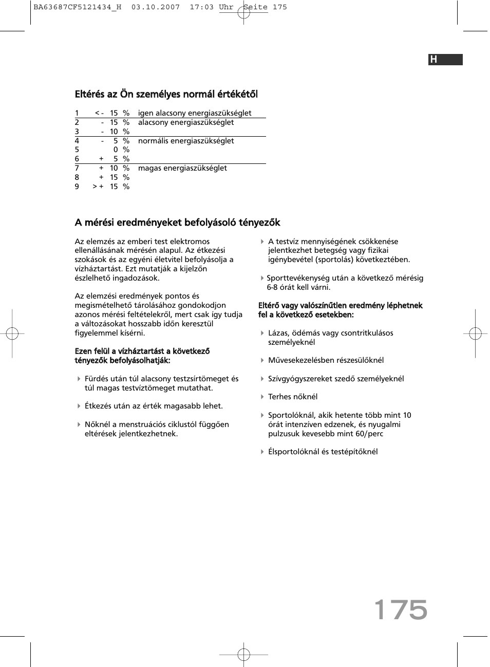SOEHNLE Body Balance Slim F5 User Manual | Page 175 / 292