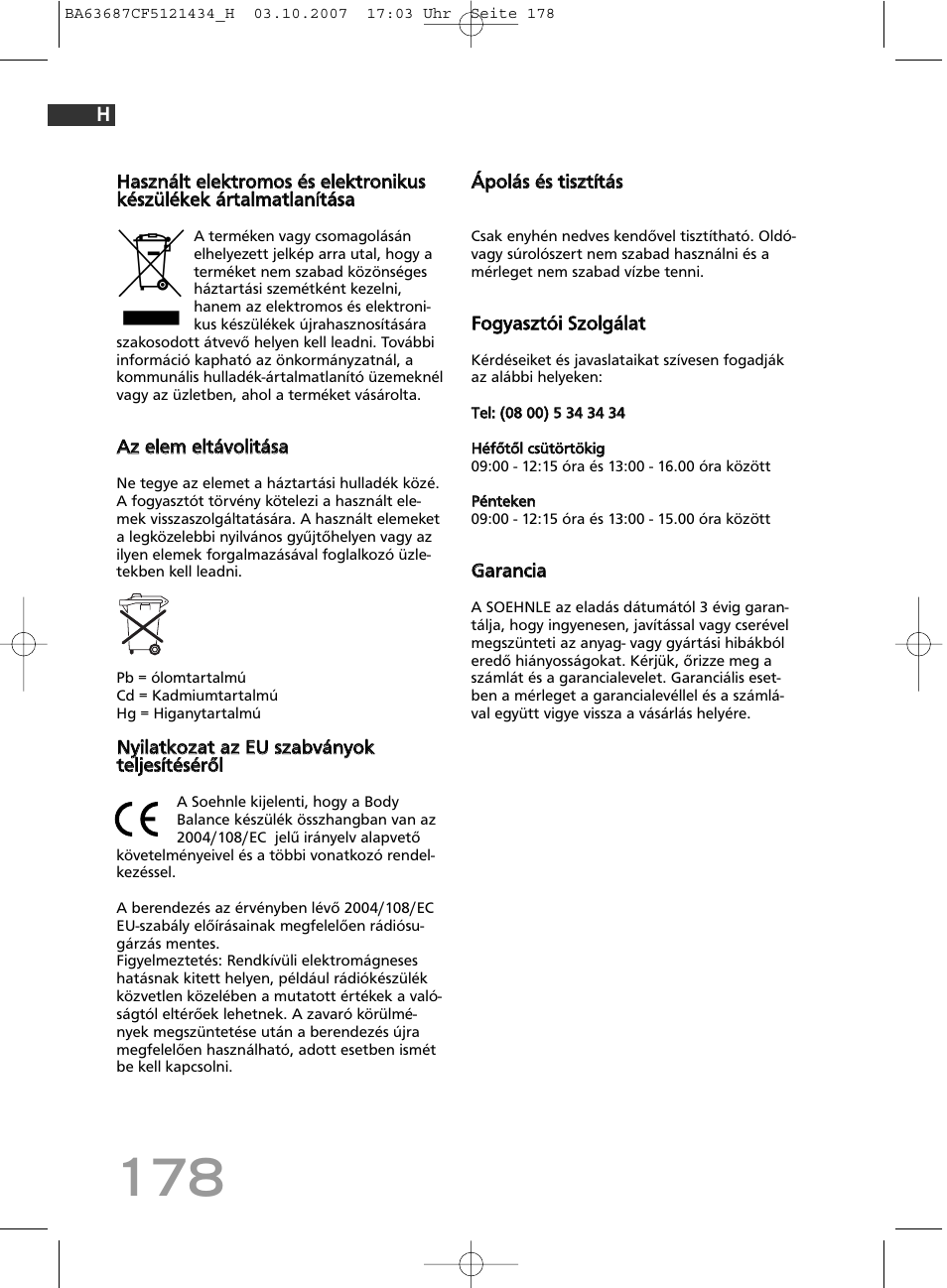 SOEHNLE Body Balance Slim F5 User Manual | Page 178 / 292
