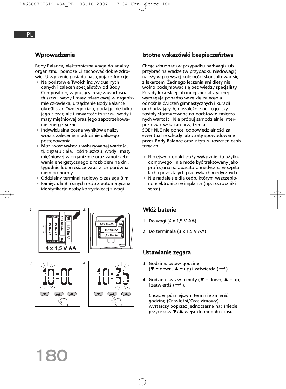 SOEHNLE Body Balance Slim F5 User Manual | Page 180 / 292