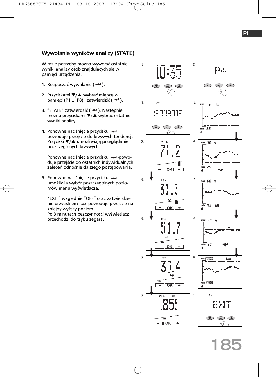 SOEHNLE Body Balance Slim F5 User Manual | Page 185 / 292