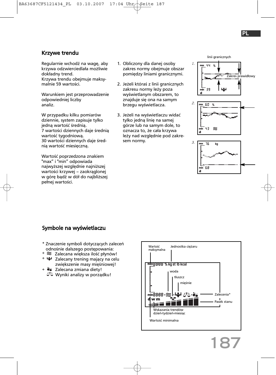 SOEHNLE Body Balance Slim F5 User Manual | Page 187 / 292
