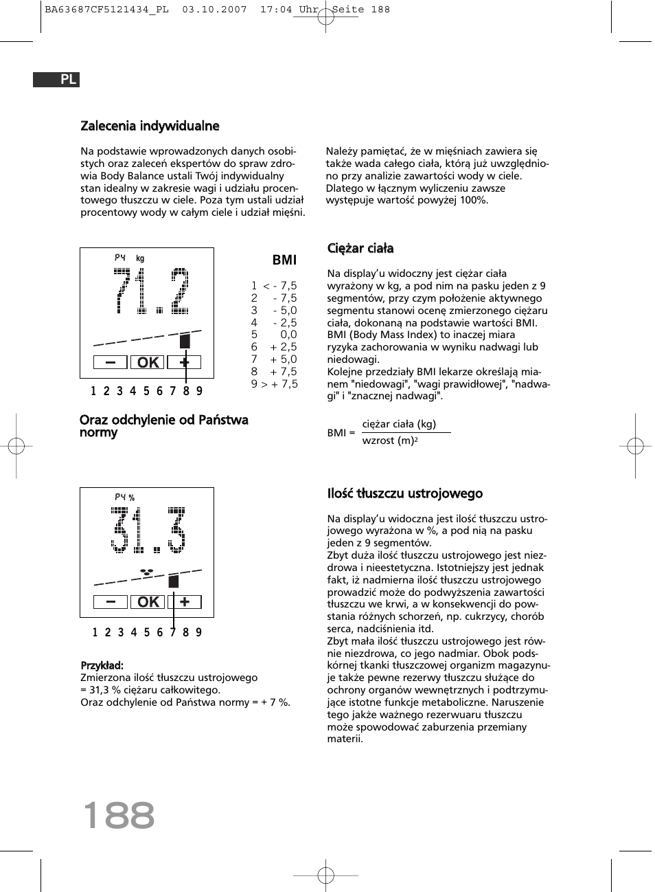 SOEHNLE Body Balance Slim F5 User Manual | Page 188 / 292
