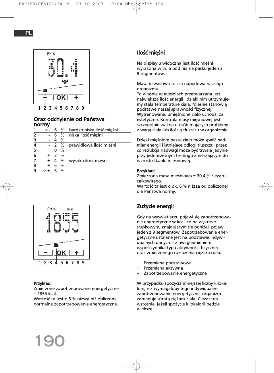 SOEHNLE Body Balance Slim F5 User Manual | Page 190 / 292