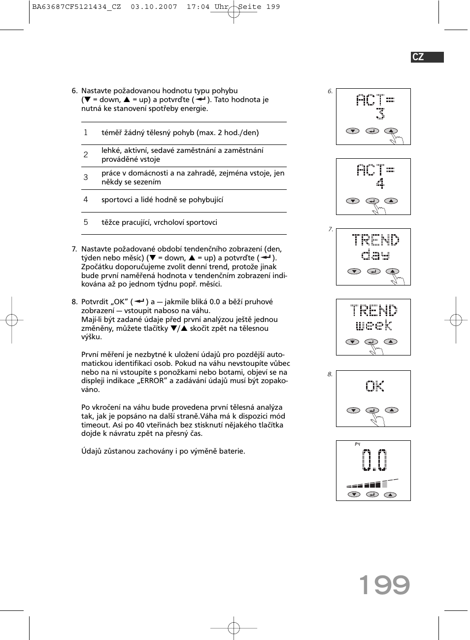 SOEHNLE Body Balance Slim F5 User Manual | Page 199 / 292
