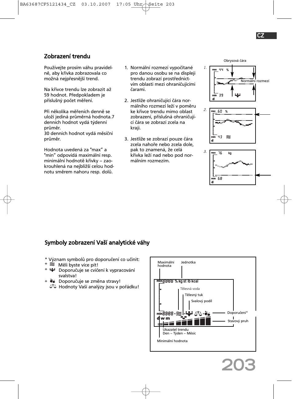 SOEHNLE Body Balance Slim F5 User Manual | Page 203 / 292
