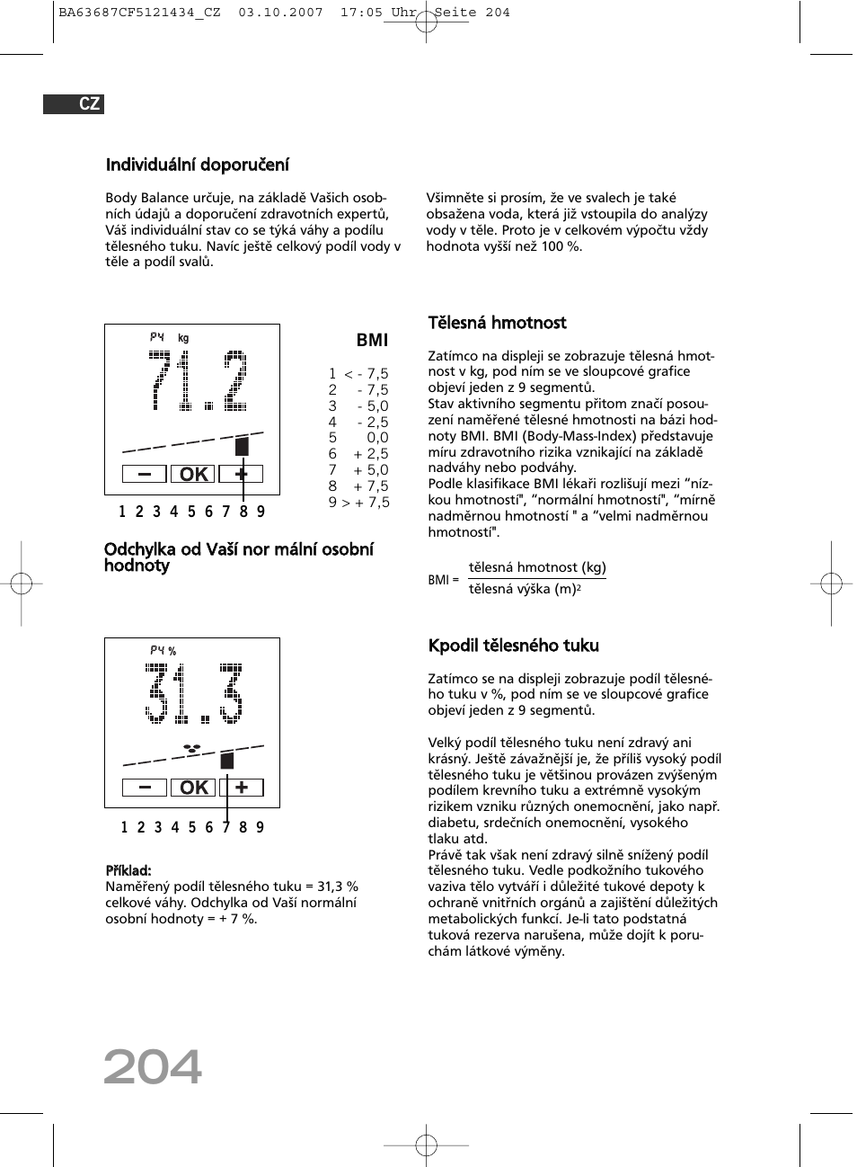 SOEHNLE Body Balance Slim F5 User Manual | Page 204 / 292