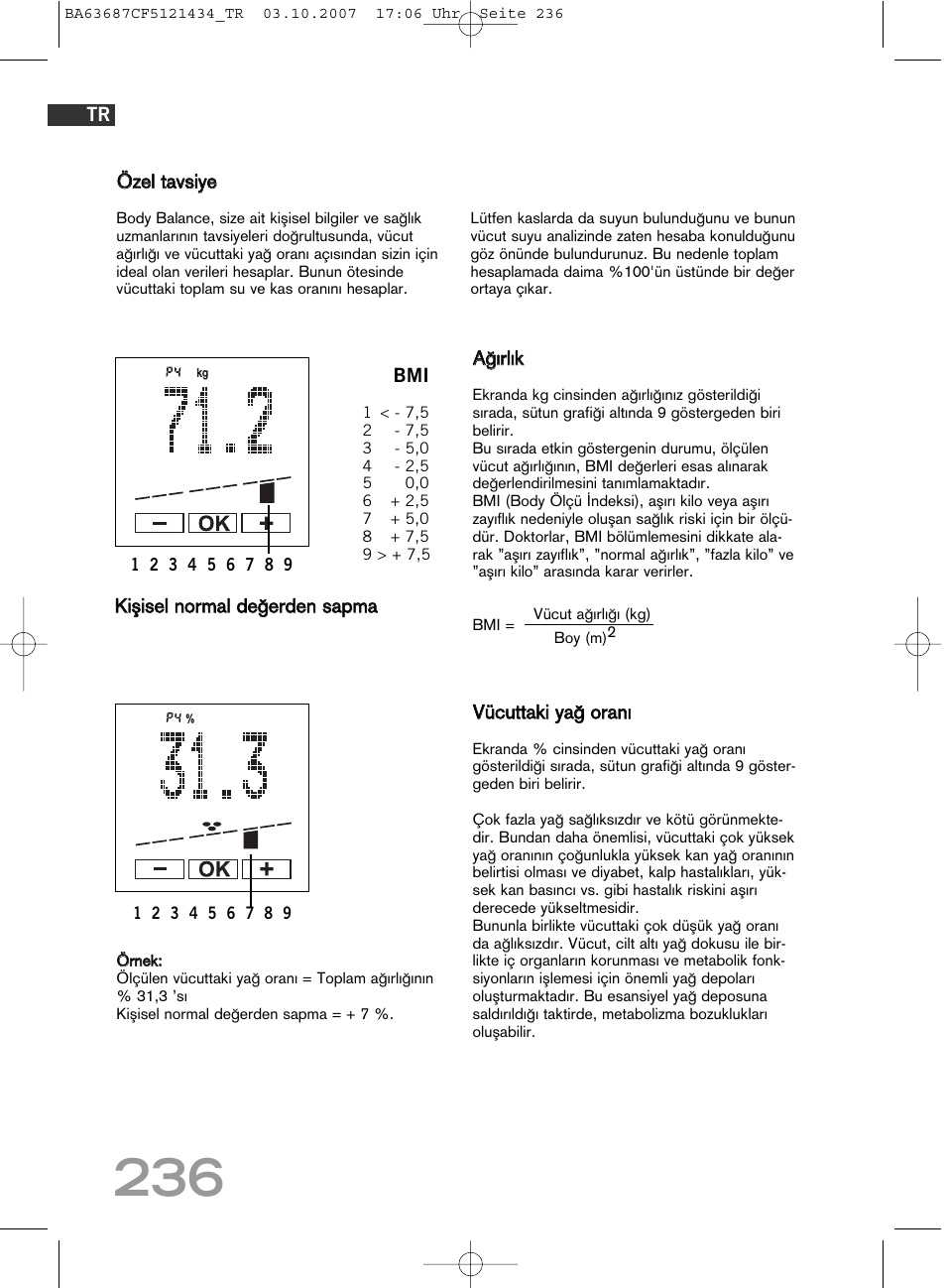 SOEHNLE Body Balance Slim F5 User Manual | Page 236 / 292