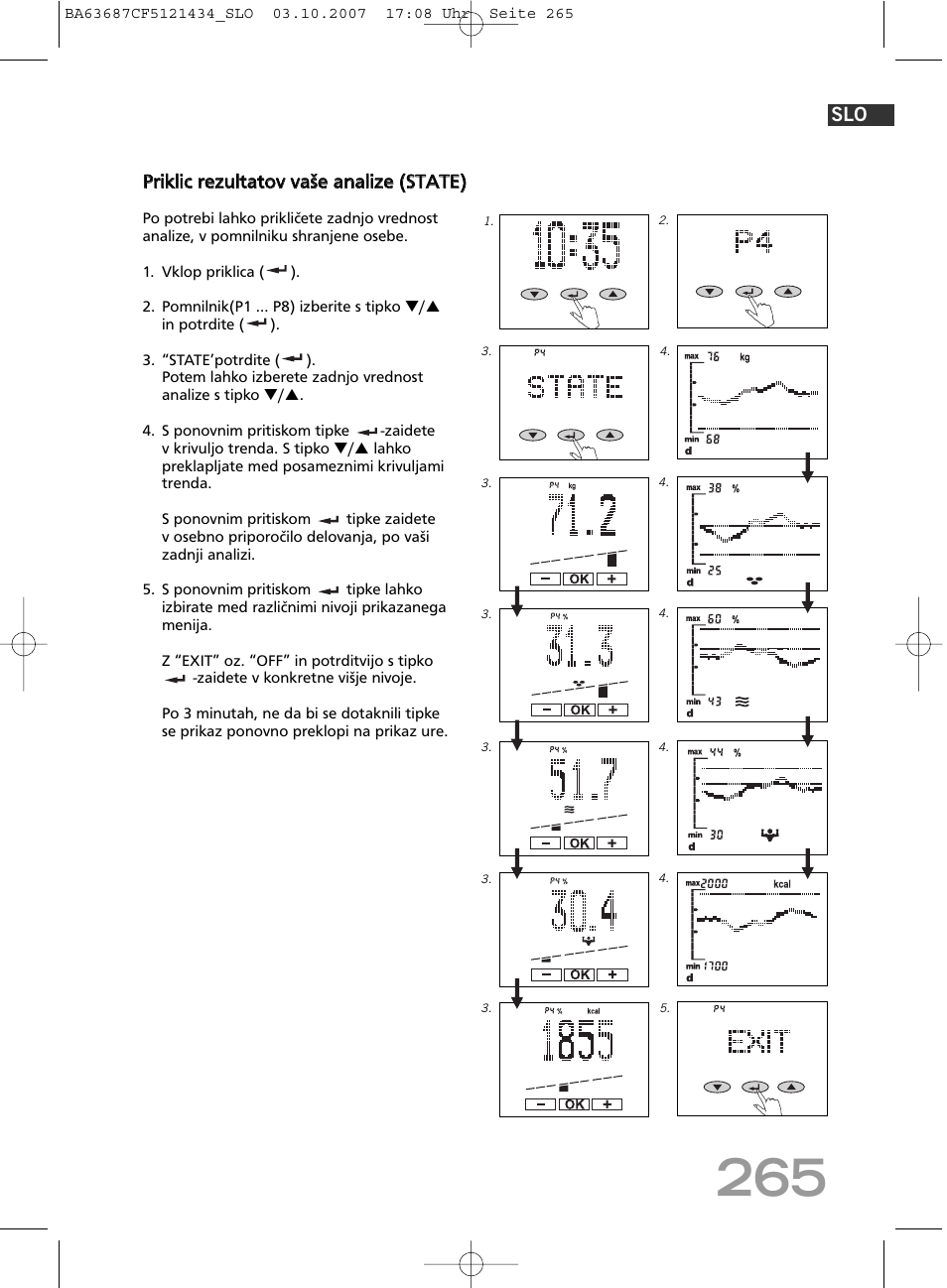 SOEHNLE Body Balance Slim F5 User Manual | Page 265 / 292