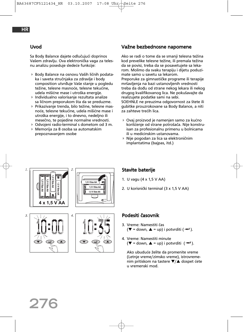SOEHNLE Body Balance Slim F5 User Manual | Page 276 / 292