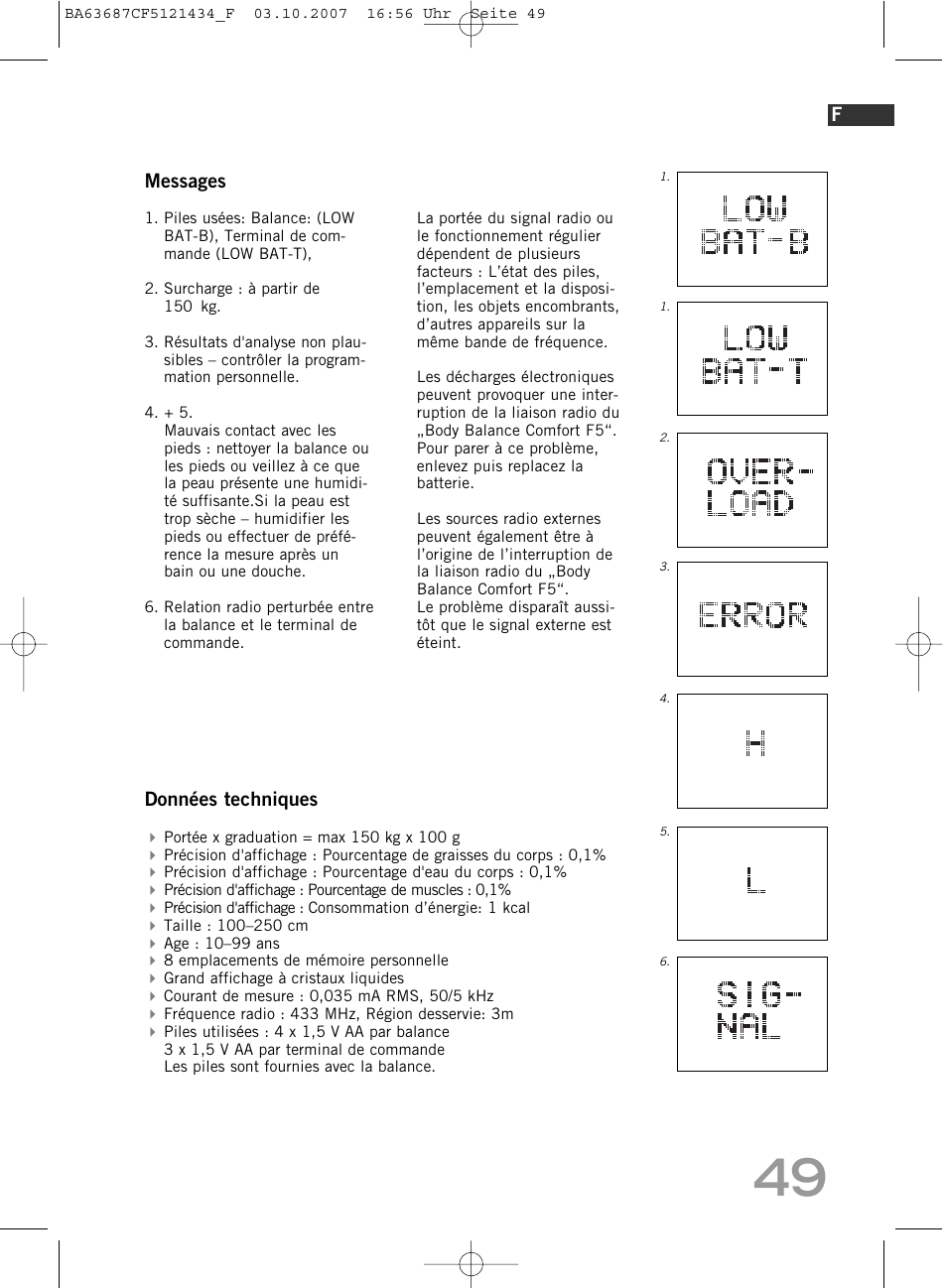 SOEHNLE Body Balance Slim F5 User Manual | Page 49 / 292