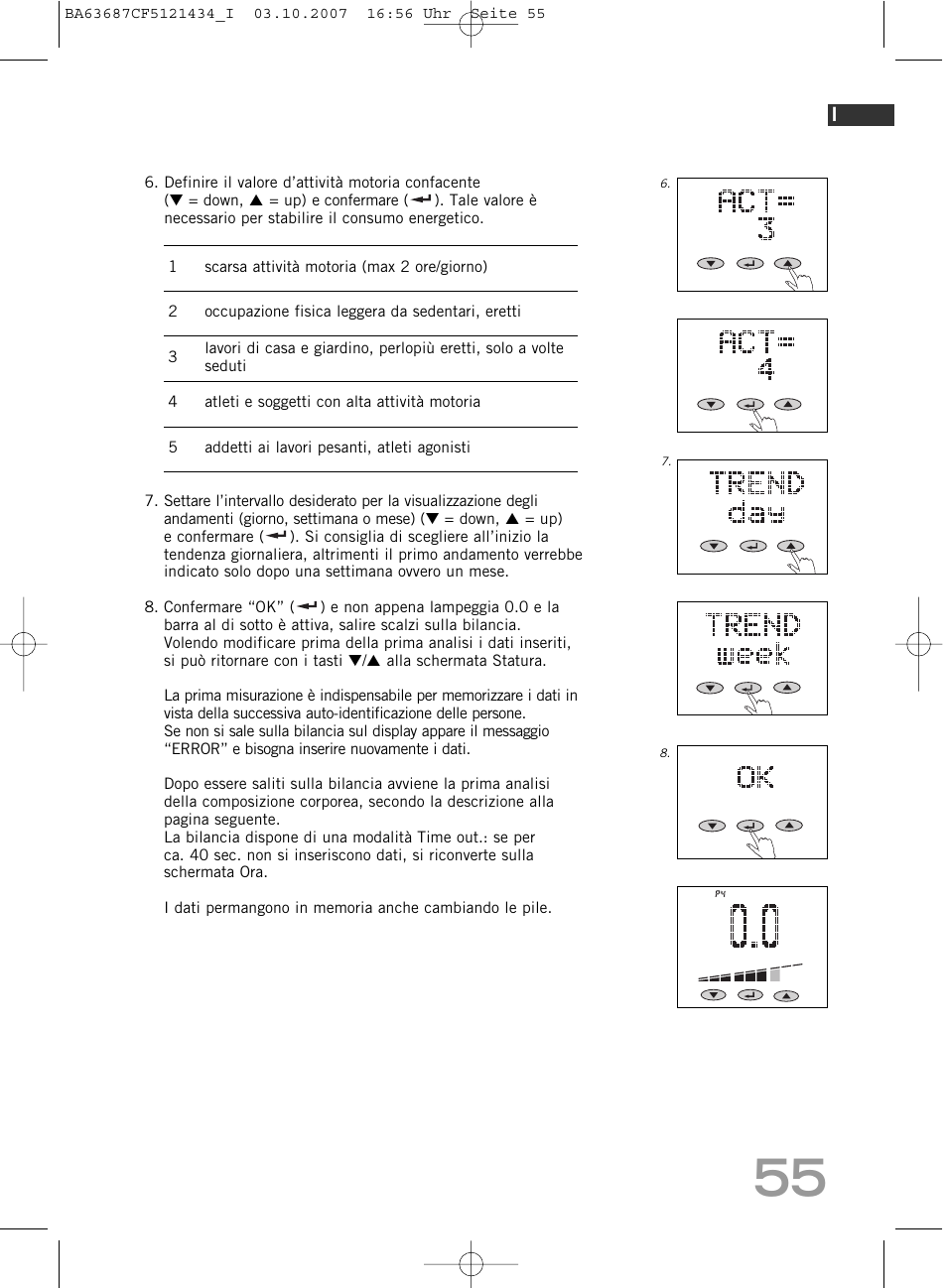 SOEHNLE Body Balance Slim F5 User Manual | Page 55 / 292