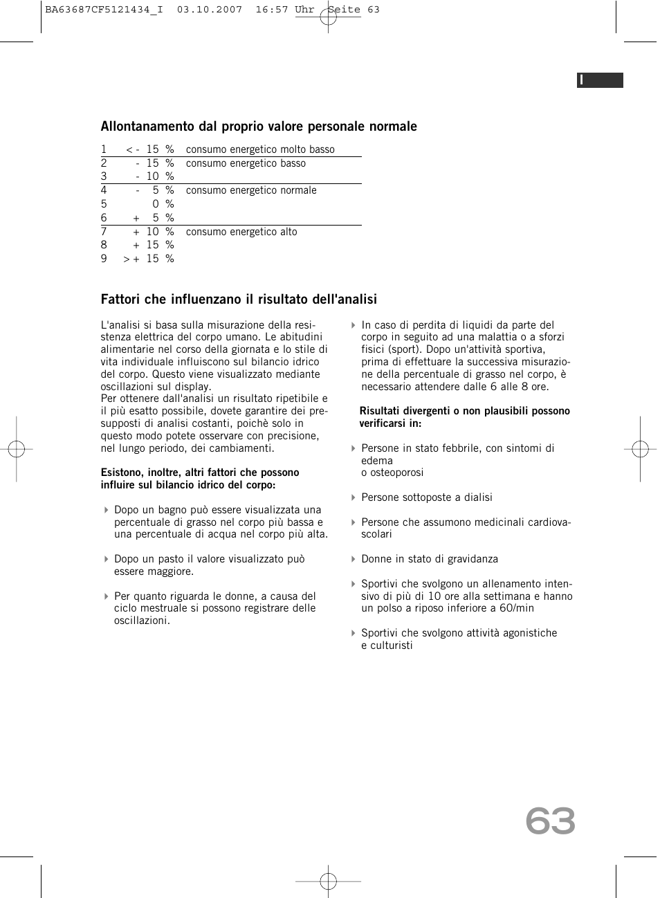 SOEHNLE Body Balance Slim F5 User Manual | Page 63 / 292