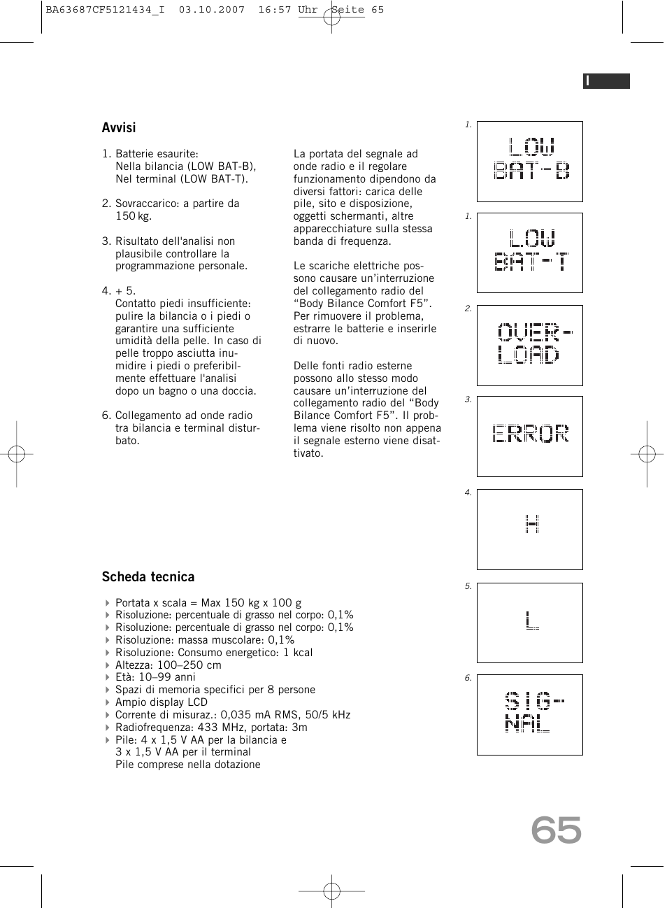 SOEHNLE Body Balance Slim F5 User Manual | Page 65 / 292