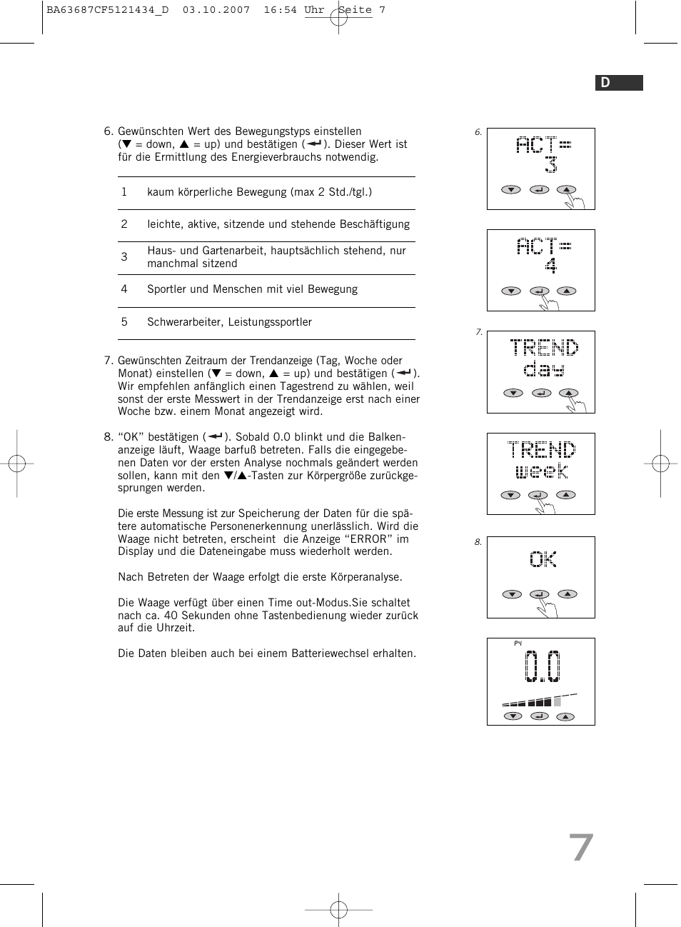 SOEHNLE Body Balance Slim F5 User Manual | Page 7 / 292