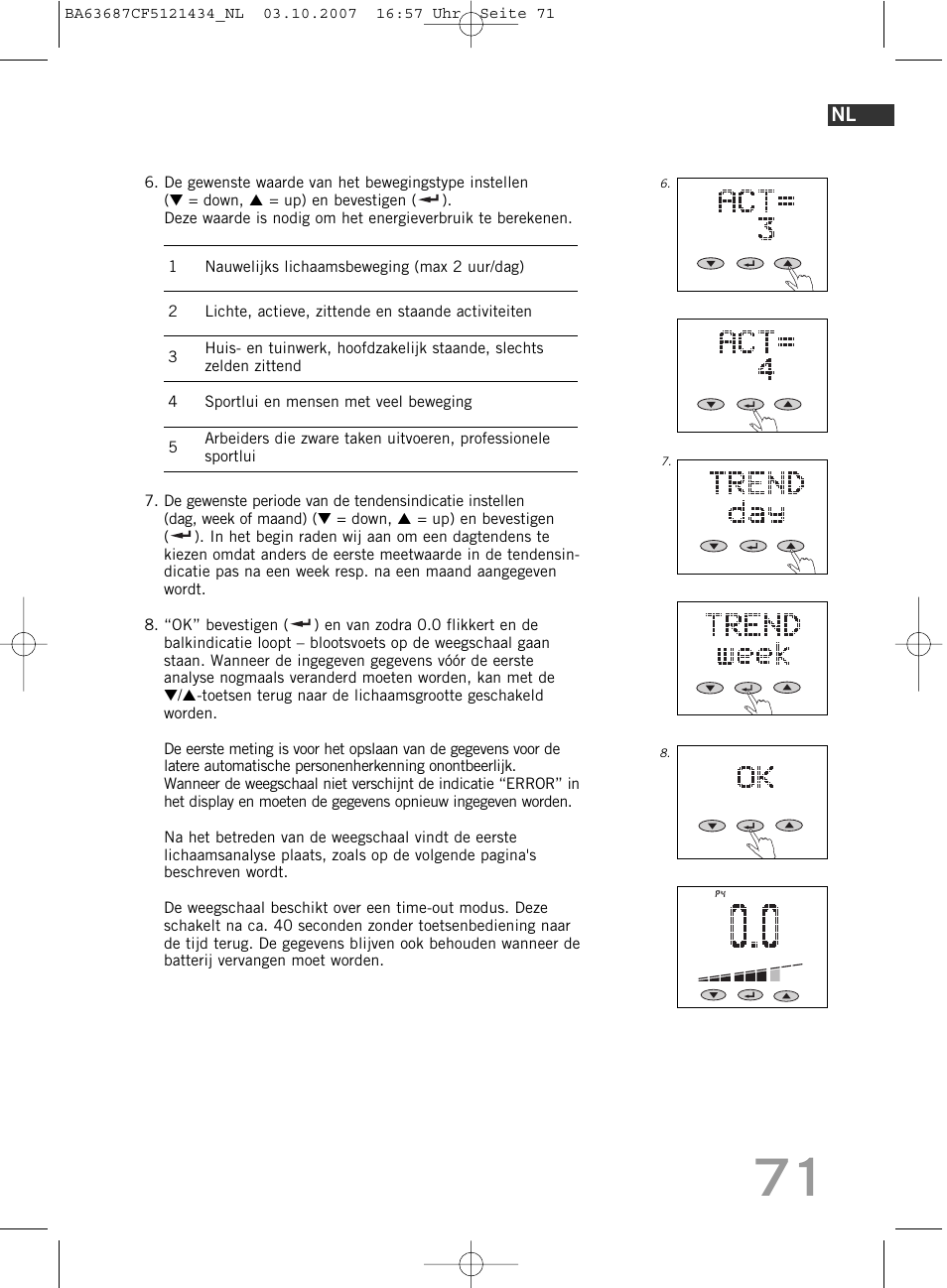SOEHNLE Body Balance Slim F5 User Manual | Page 71 / 292