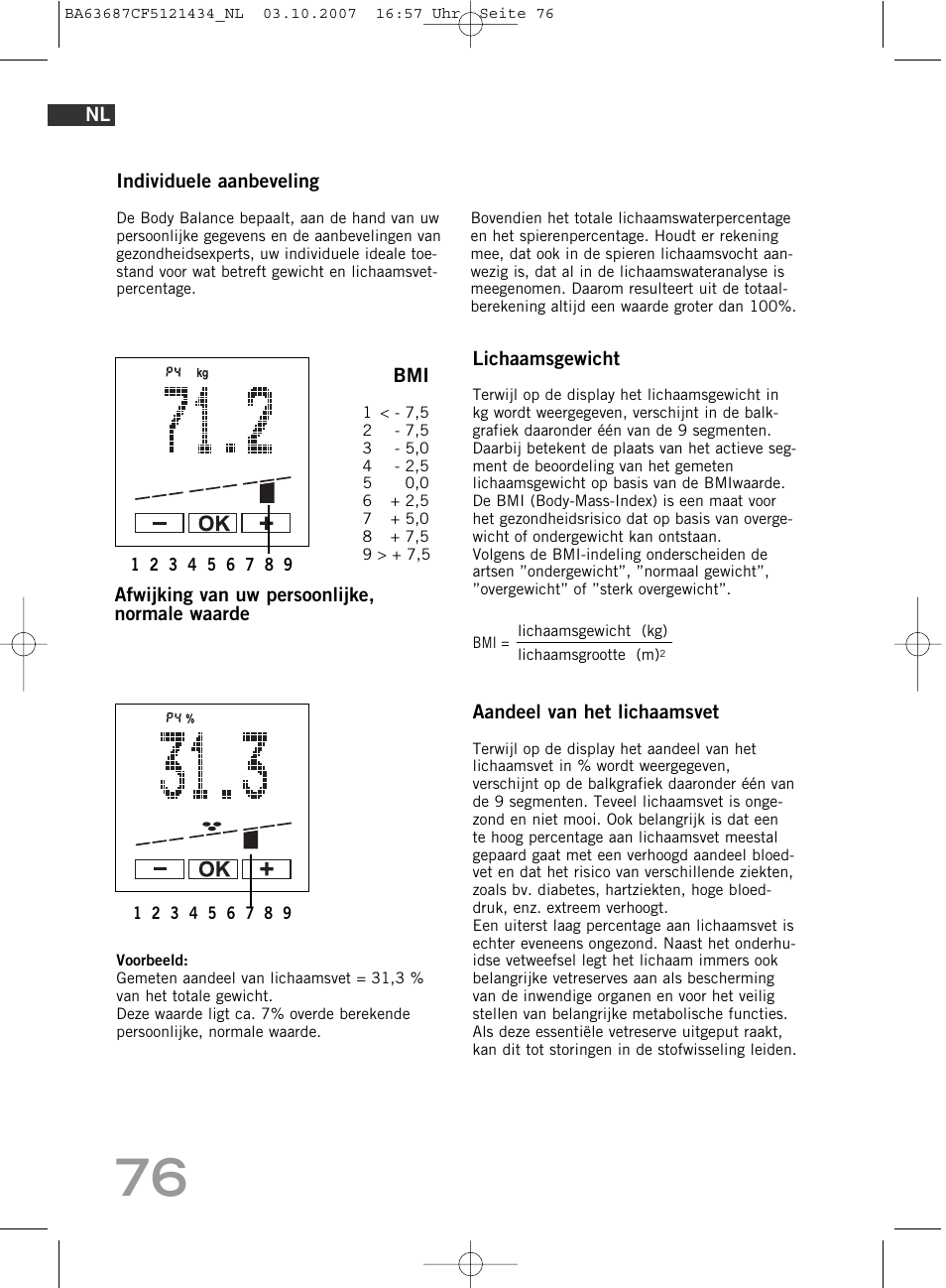 SOEHNLE Body Balance Slim F5 User Manual | Page 76 / 292