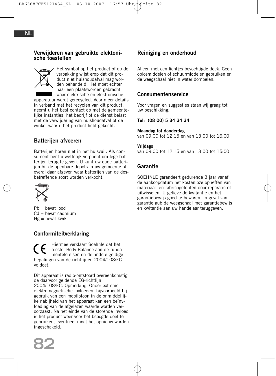 SOEHNLE Body Balance Slim F5 User Manual | Page 82 / 292
