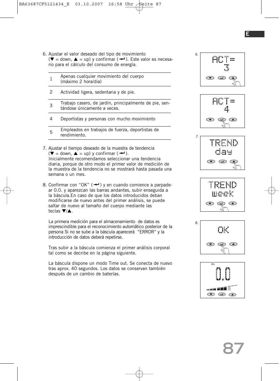 SOEHNLE Body Balance Slim F5 User Manual | Page 87 / 292