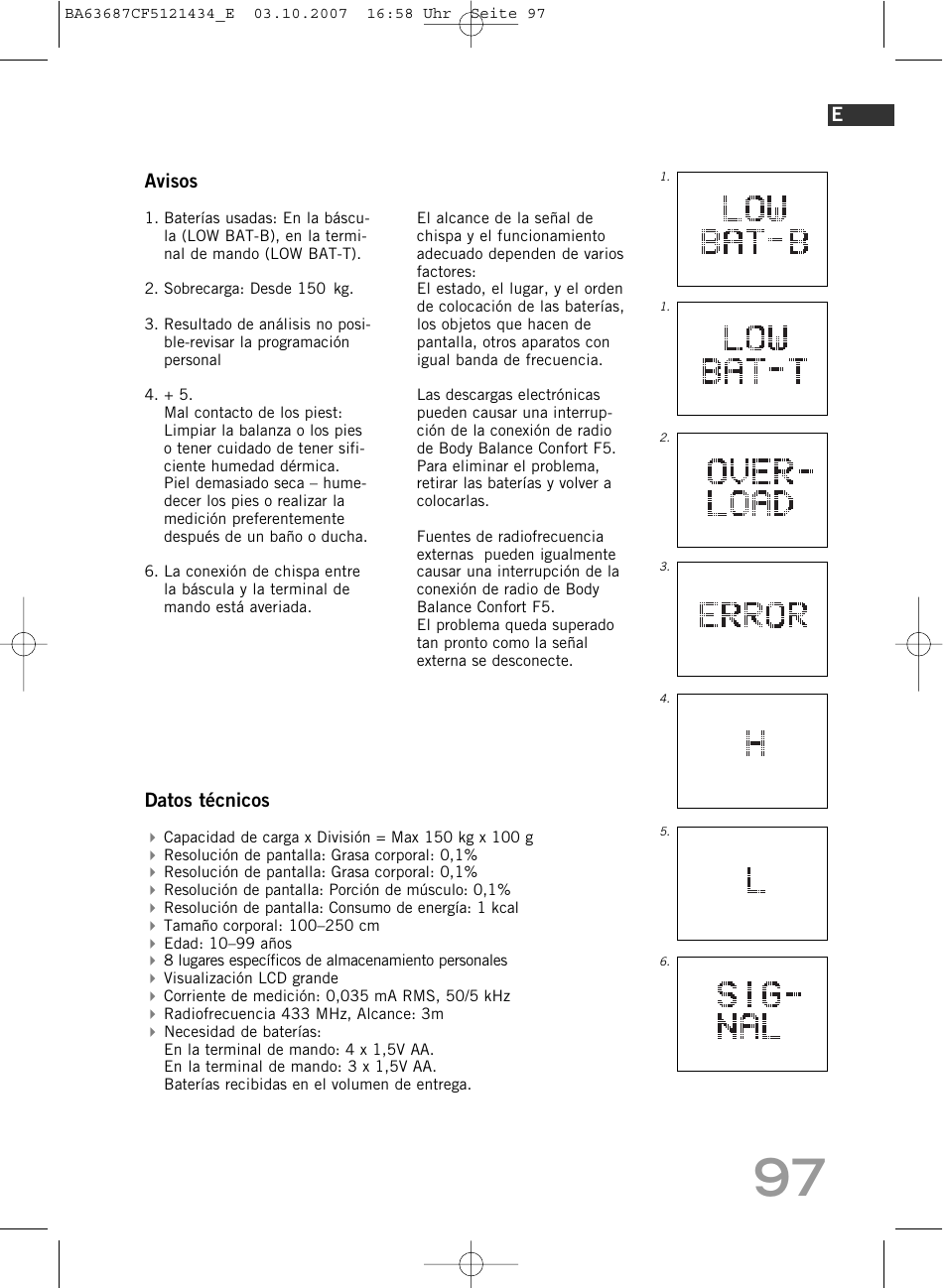 SOEHNLE Body Balance Slim F5 User Manual | Page 97 / 292