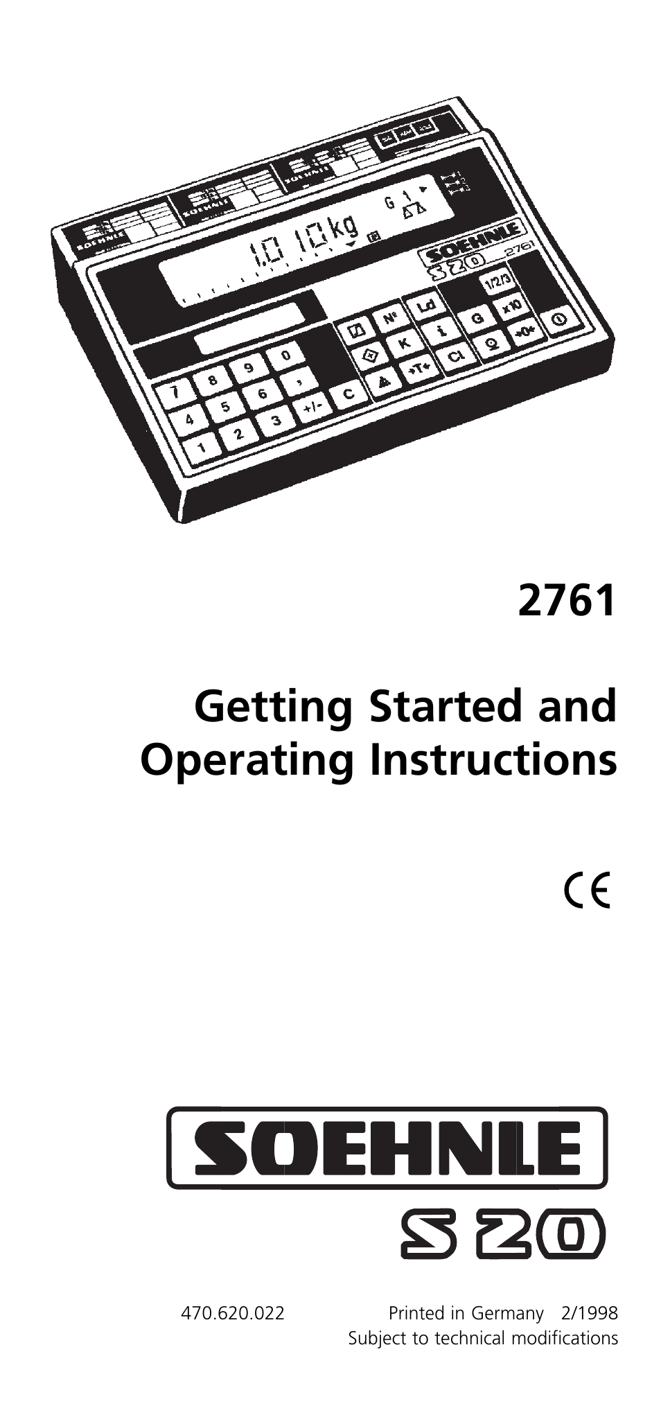 SOEHNLE 2761 User Manual | 19 pages