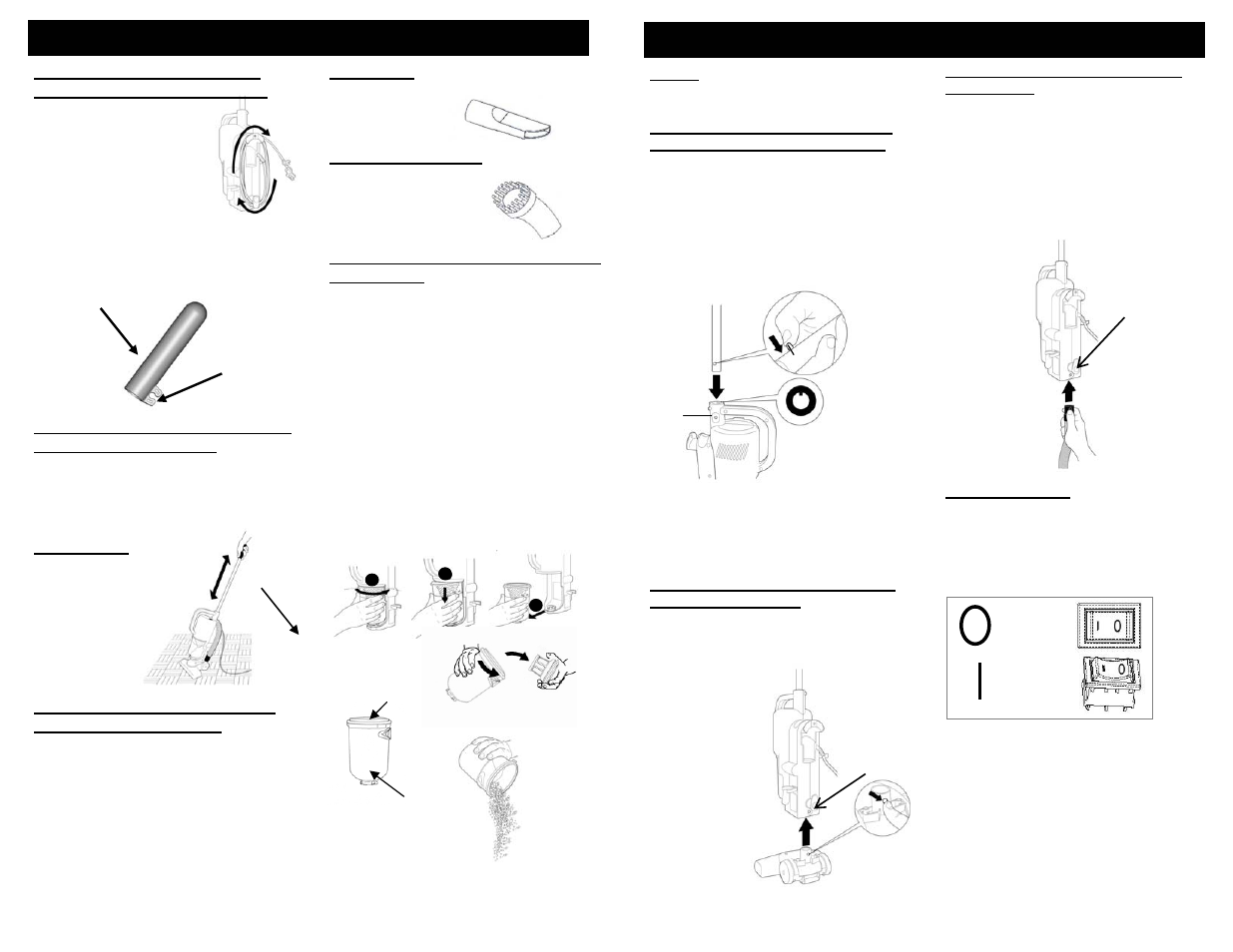 Operating instructions, Directives d’usage | Shark EP600NF User Manual | Page 5 / 14