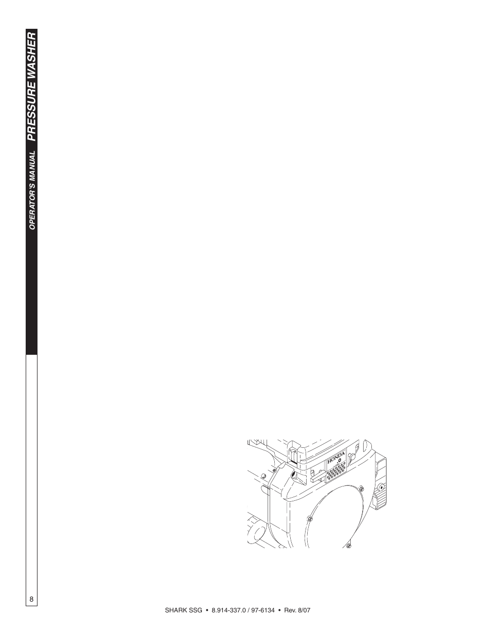 Pressure w asher | Shark SSG-503537E/G User Manual | Page 8 / 38
