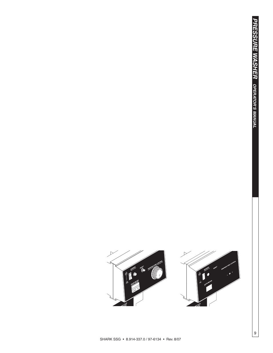Pressure w asher | Shark SSG-503537E/G User Manual | Page 9 / 38
