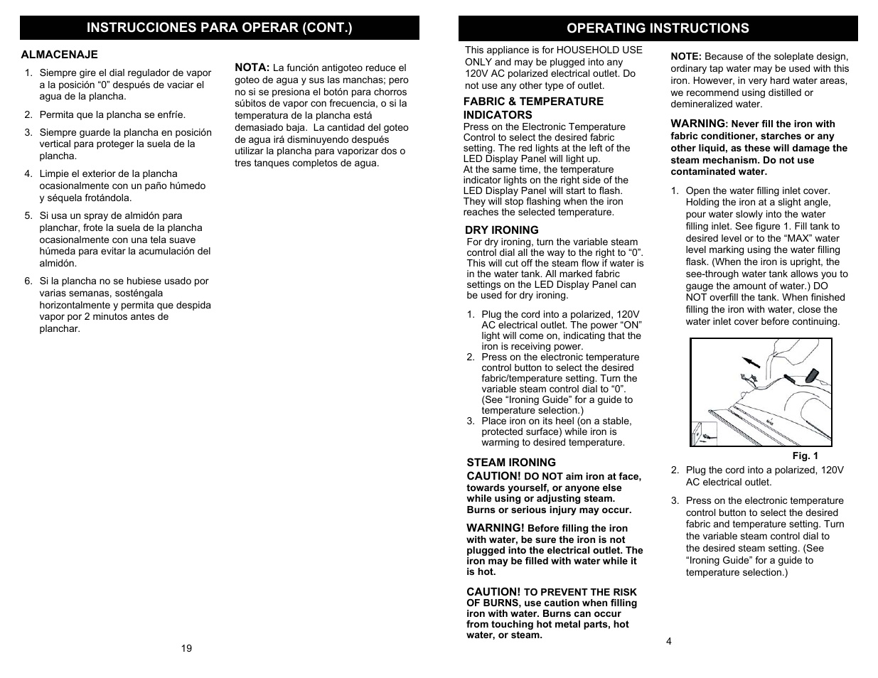 Shark GI490 User Manual | Page 5 / 12