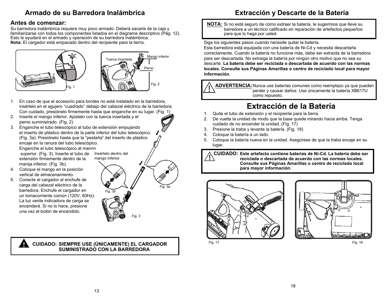 Extracción de la batería, Antes de comenzar | Shark UV617 User Manual | Page 14 / 16