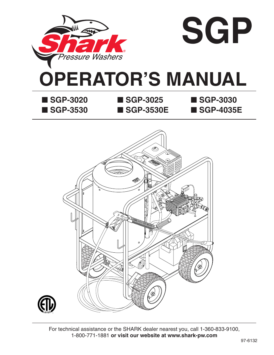 Shark SGP-3530E User Manual | 34 pages