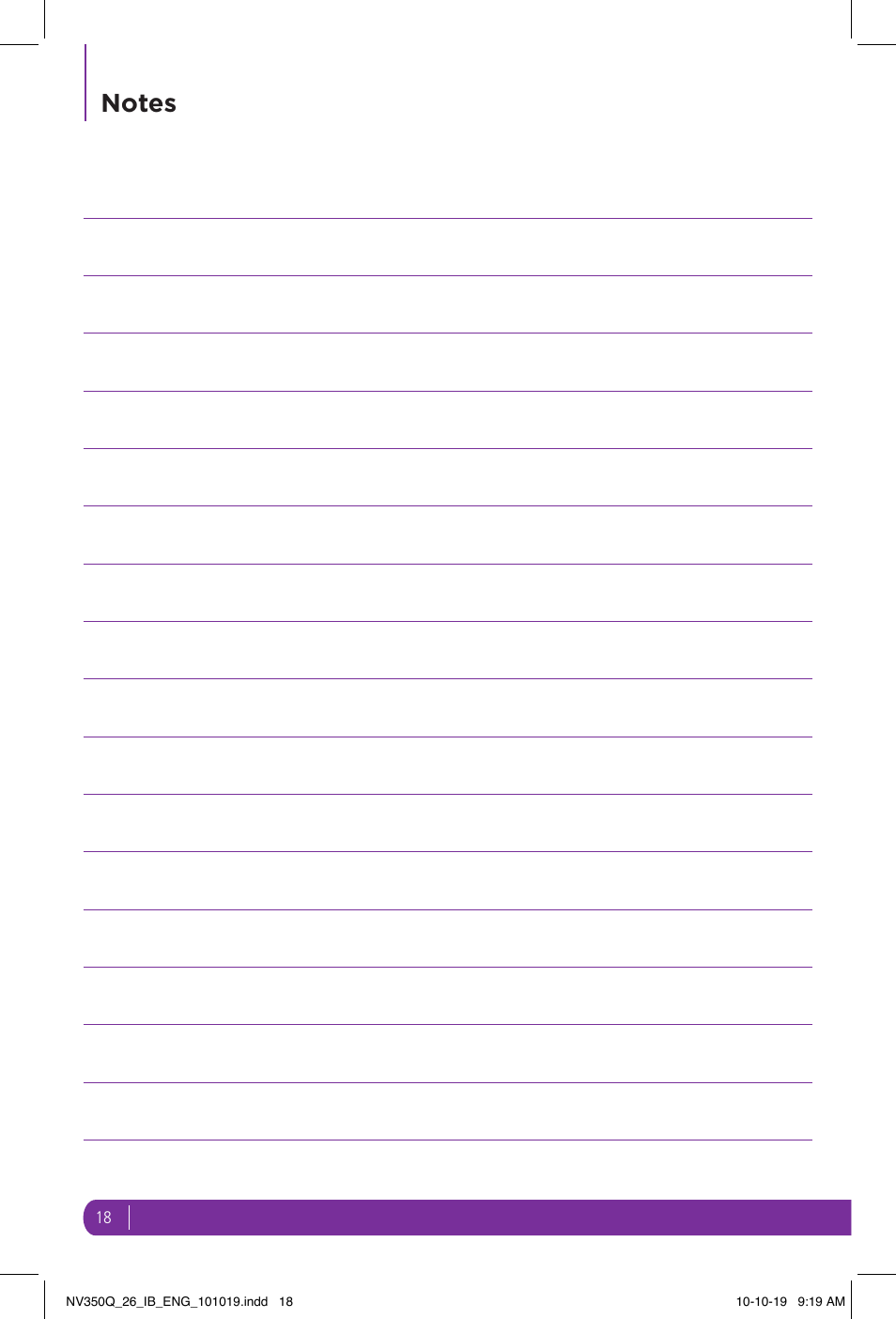 Shark NV350Q User Manual | Page 18 / 20