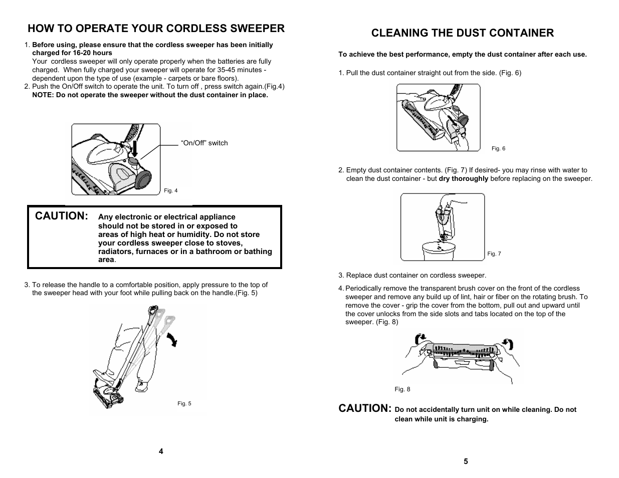 Caution | Shark UV610 User Manual | Page 3 / 6