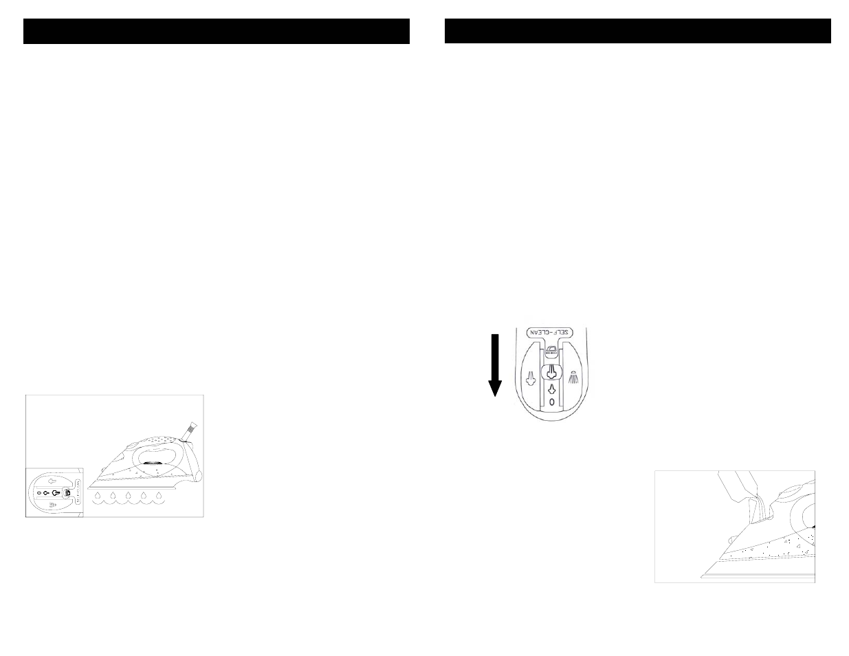 User maintenance instructions, Operating instructions | Shark GI465D User Manual | Page 5 / 6