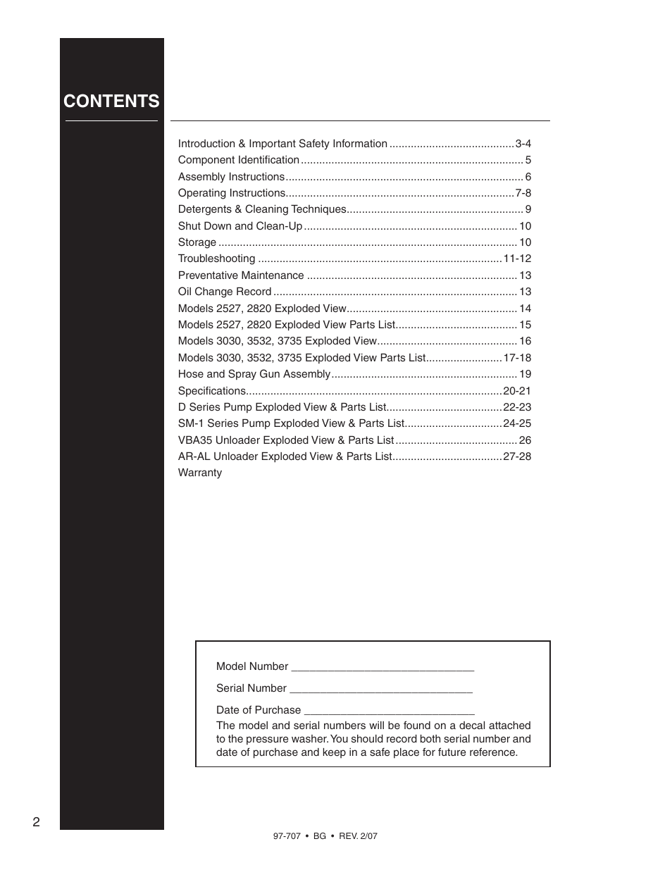 Shark BG-2820 User Manual | Page 2 / 30