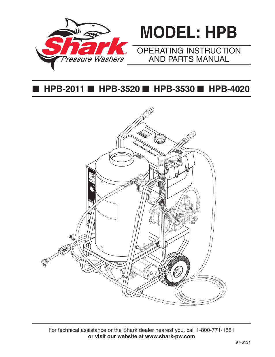 Shark HPB-3520 User Manual | 56 pages