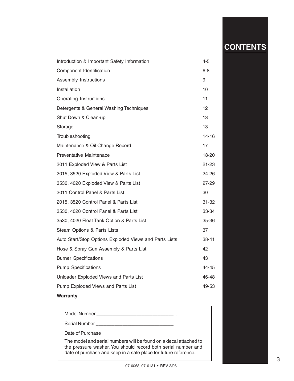 Shark HPB-3520 User Manual | Page 3 / 56