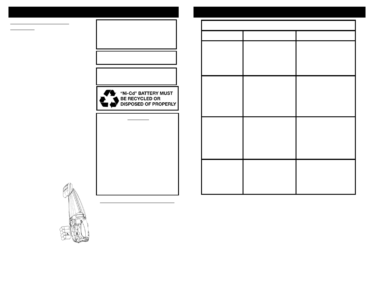 Troubleshooti ng gui de, Operating instructions | Shark SV736R User Manual | Page 4 / 9