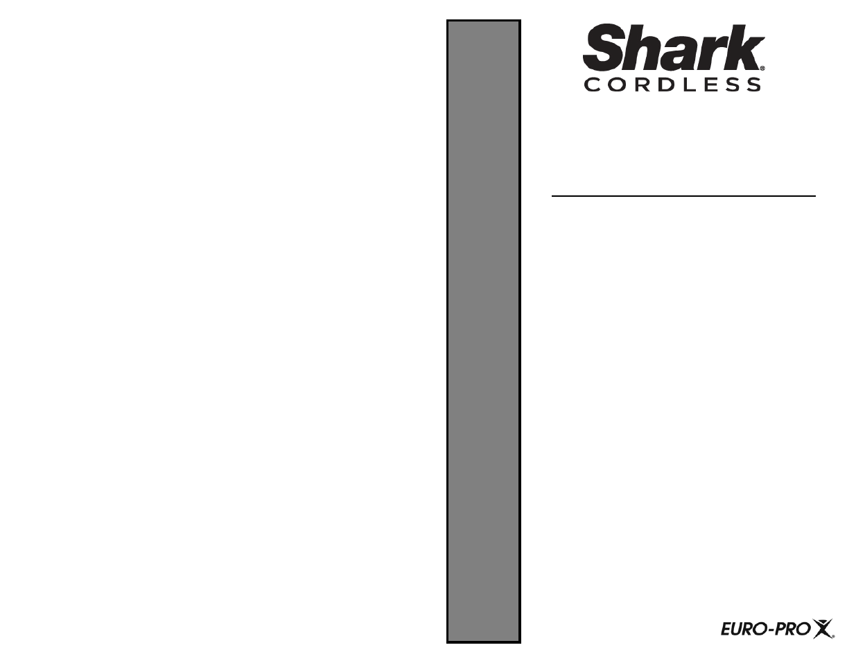 Shark V1940Q User Manual | 13 pages