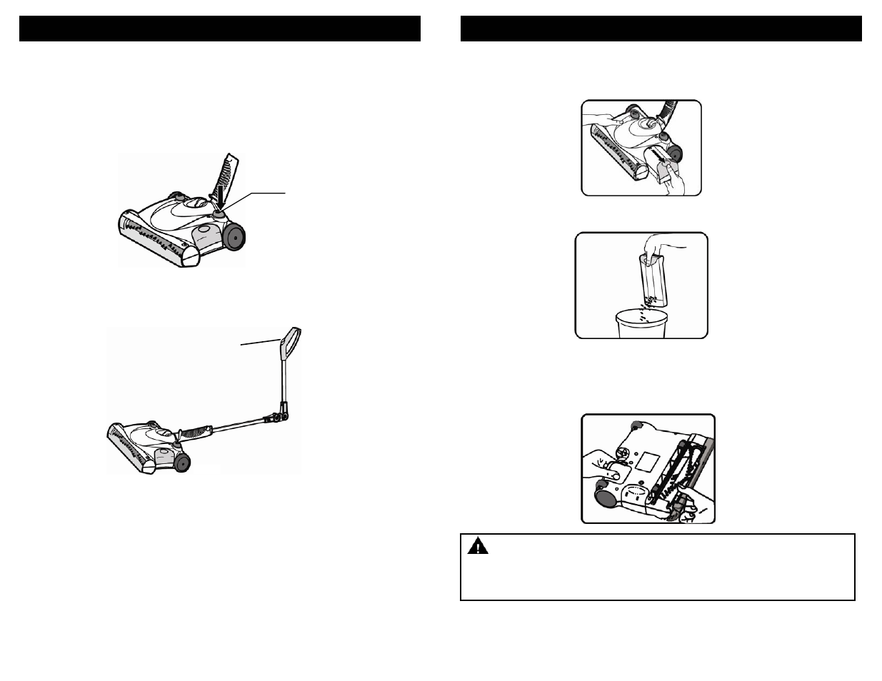 Cómo usar su barredora inalámbrica, Instrucciones de uso, Función anti-atasco del cepillo giratorio | Limpieza del recipiente para la tierra | Shark V1940Q User Manual | Page 11 / 13