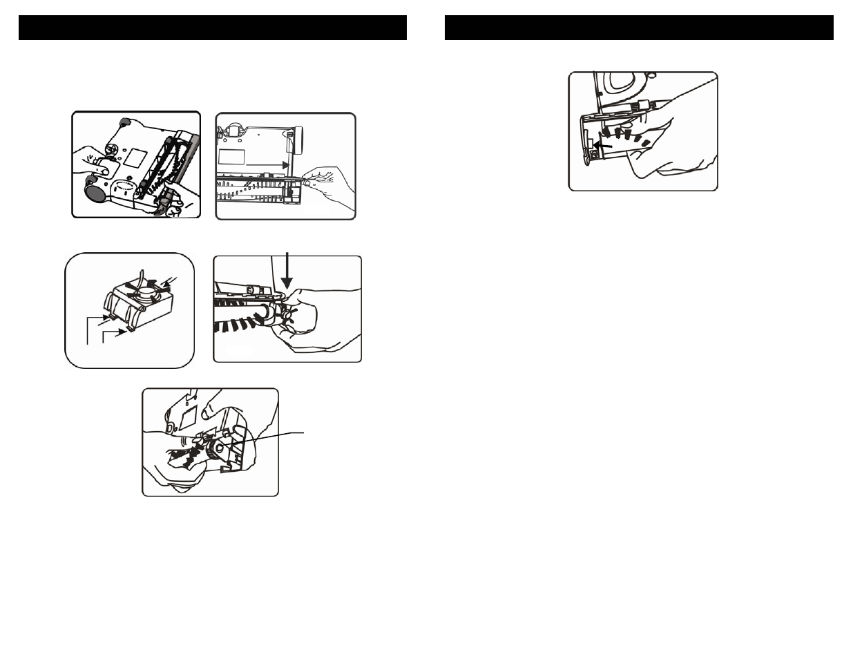 Changing the rotating brush, gear box & squeegee, Operating instructions, Operating instructions care and maintenance | Shark V1940Q User Manual | Page 6 / 13