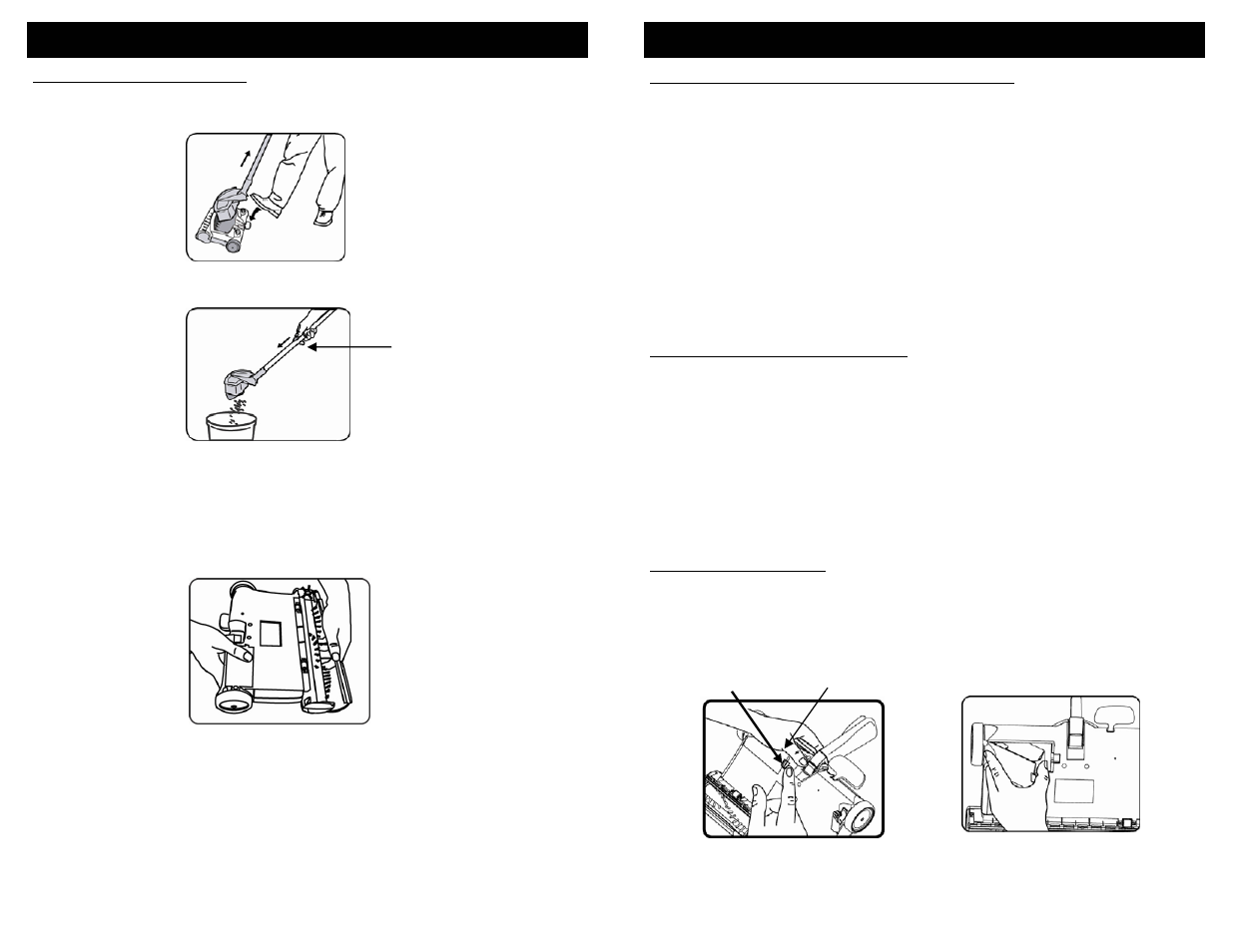Operating instructions, Instrucciones de uso | Shark V1950 User Manual | Page 10 / 14