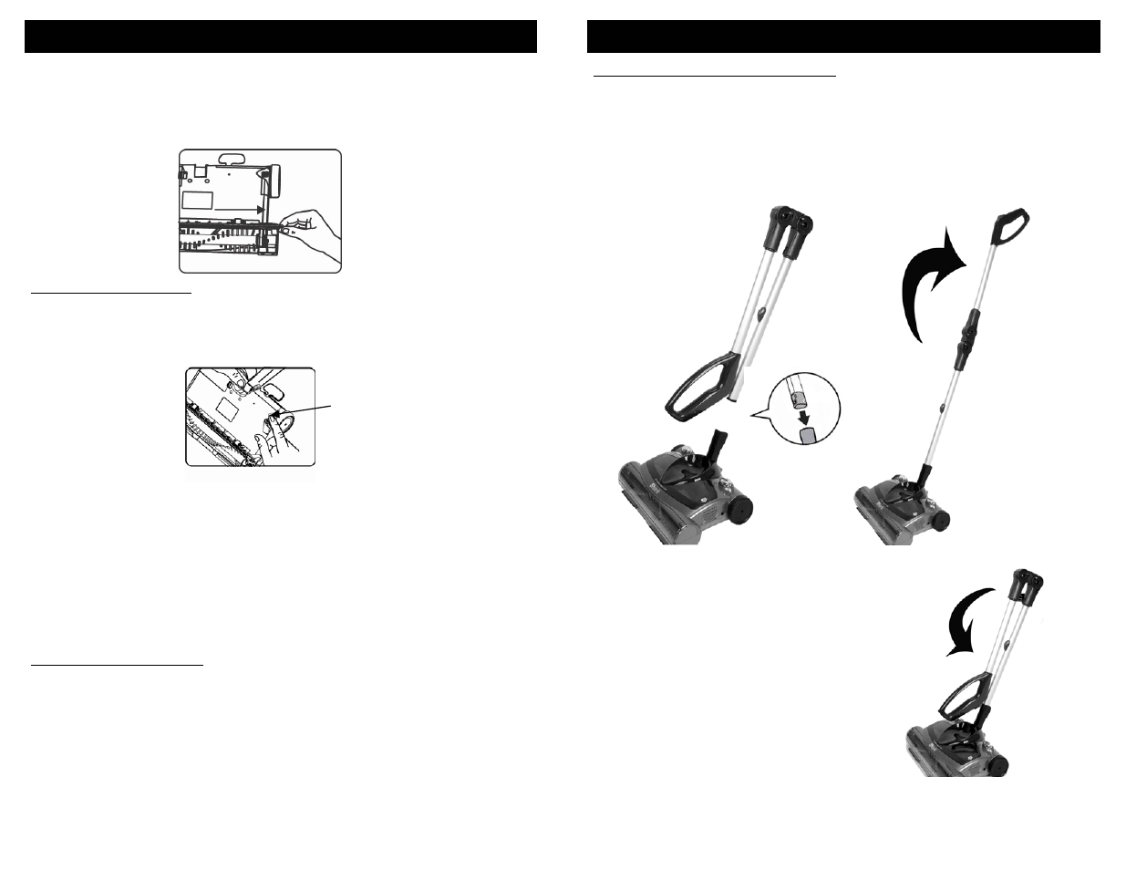 Operating instructions, Instrucciones de uso | Shark V1950 User Manual | Page 5 / 14