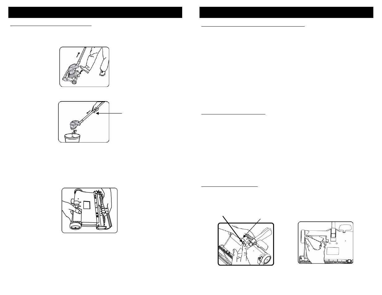 Operating instructions, Instrucciones de uso | Shark V1950 User Manual | Page 7 / 14