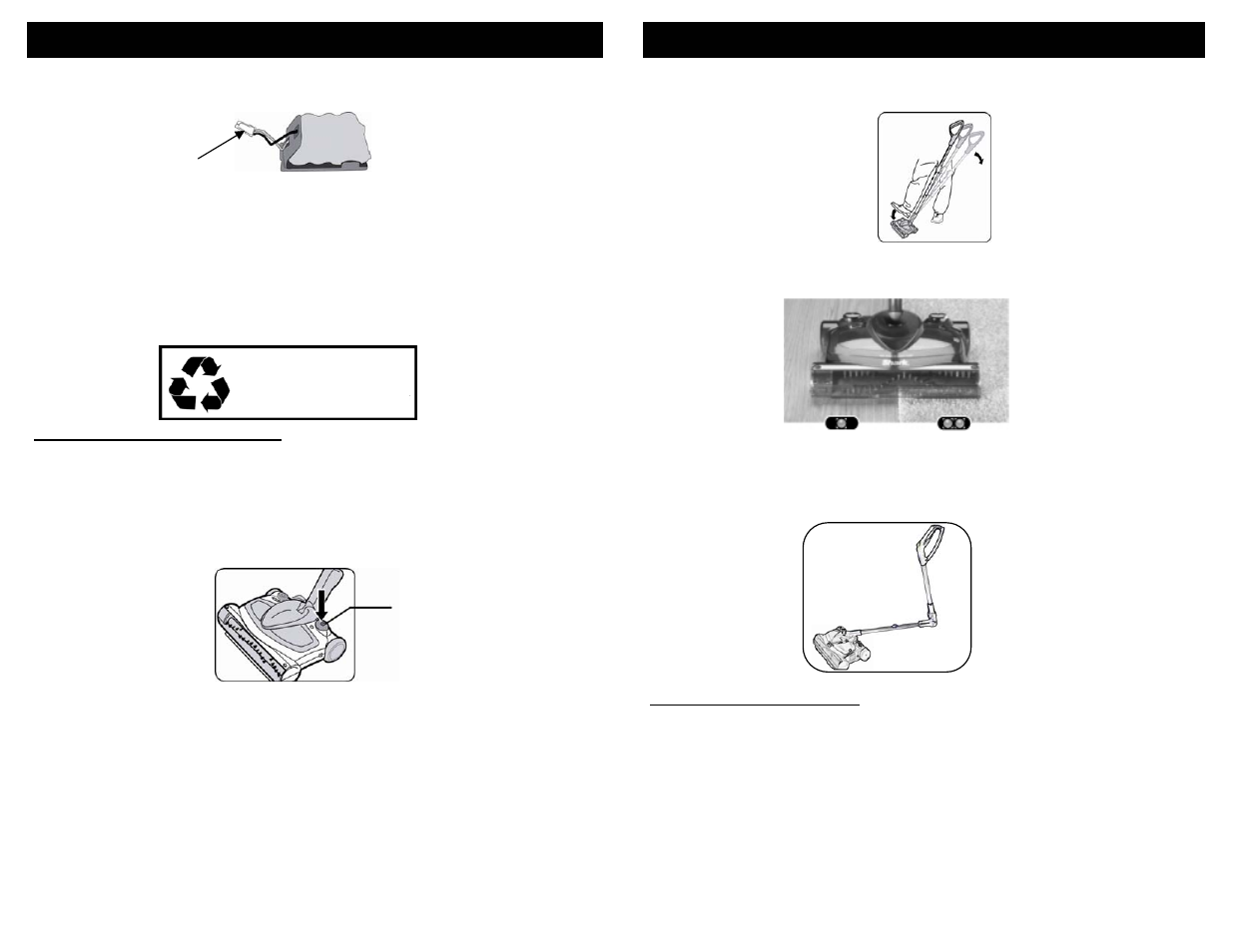 Operating instructions, Instrucciones de uso | Shark V1950 User Manual | Page 9 / 14