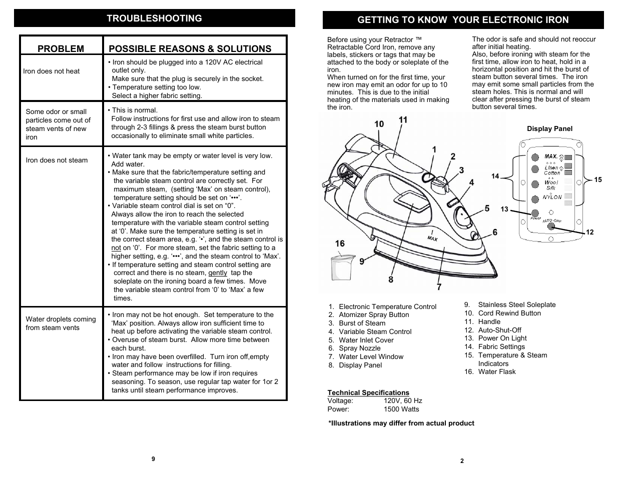 Shark GI477R User Manual | Page 3 / 6
